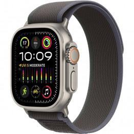 Умные часы Apple Watch Ultra 2 49мм Титан Серебряный / Silver / Ремешок черный Trail loop