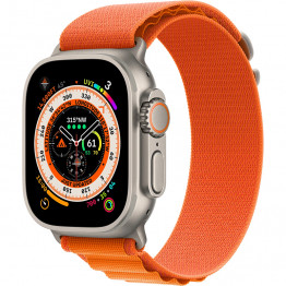 Умные часы Apple Watch Ultra GPS+Cellular 49mm Титановые Оранжевый / Orange Alpine Loop