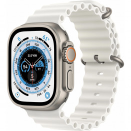 Умные часы Apple Watch Ultra GPS+Cellular 49mm Титановые Белый / White Ocean Band