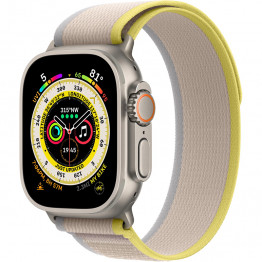 Умные часы Apple Watch Ultra GPS+Cellular 49mm Титановые Желто-бежевый / Yellow-Beige Trail Loop