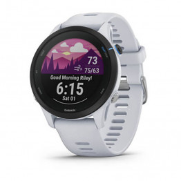 Умные часы Garmin Forerunner 255 Music White stone / Белый камень / ремешок Белый 