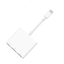 Многопортовый цифровой AV-адаптер Apple с кабель-коннектором USB-C — (USB-C, USB-A, HDMI)