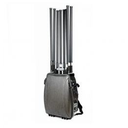 Портативный подавитель дронов Рюкзак Гарпия CKJ-1708-Mobile 400W 8-ми канальный / Антидрон