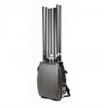 Портативный подавитель дронов Рюкзак Гарпия CKJ-1708-Mobile 400W 8-ми канальный / Антидрон