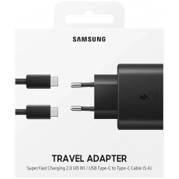 Адаптер питания Samsung 45W Black Черный / Black
