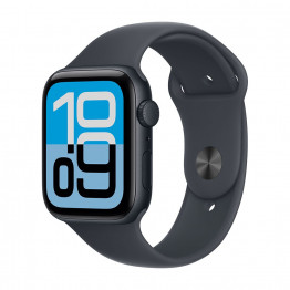 Apple Watch SE 3 (2025) GPS 44мм Черный / Midnight+ ремешок Черный / Sport Band Midnight
