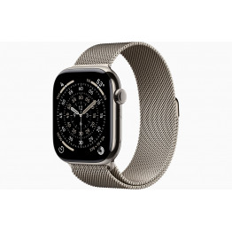 Apple Watch Series 11, 46мм натуральный титан / Natural Titanium/Миланский браслет натуральный титан / Milanese Loop Natural