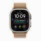 Apple Watch Ultra 4 49мм натуральный титан / Natural Titanium / Миланский браслет натуральный титан / Titanium Milanese Loop Natural