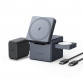 Беспроводное зарядное устройство Anker Cube с MagSafe 3в1 Black Черный / Black