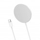 Беспроводное зарядное устройство Hoco Qi Magnetic MagSafe Wireless Fast Charger (Cw29) для Apple iPhone 15W Белый / White