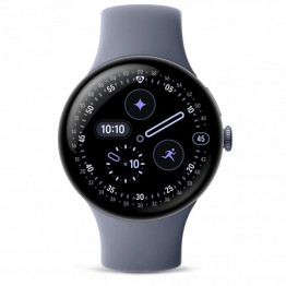 Google Pixel Watch 4 45мм Серый / Satin Moonstone Aluminum case/Moonstone Active Band