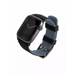 Ремешок Uniq 41/40/38 мм Linus Airosoft Silicone Strap для Apple Watch Black Черный / Black