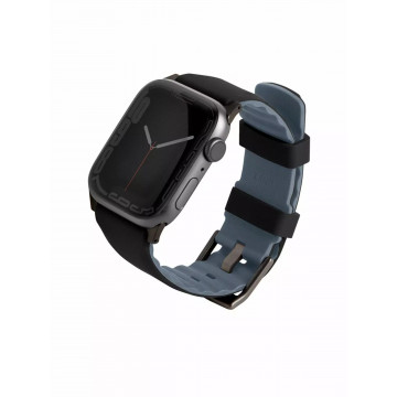 Ремешок Uniq 41/40/38 мм Linus Airosoft Silicone Strap для Apple Watch Black Черный / Black