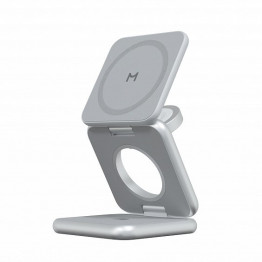 Зарядная станция Magssory Fold Pro 3 в 1 Silver