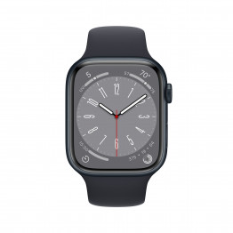 Умные часы Apple Watch Series 8 GPS 45мм Sport Band Темная ночь / Midnight