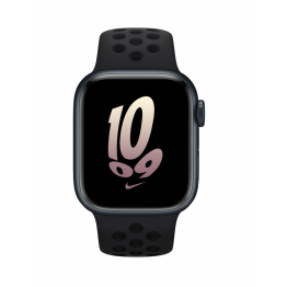 Умные часы Apple Watch Nike Series 8 GPS 45мм Midnight / Темная ночь / Ремешок черный